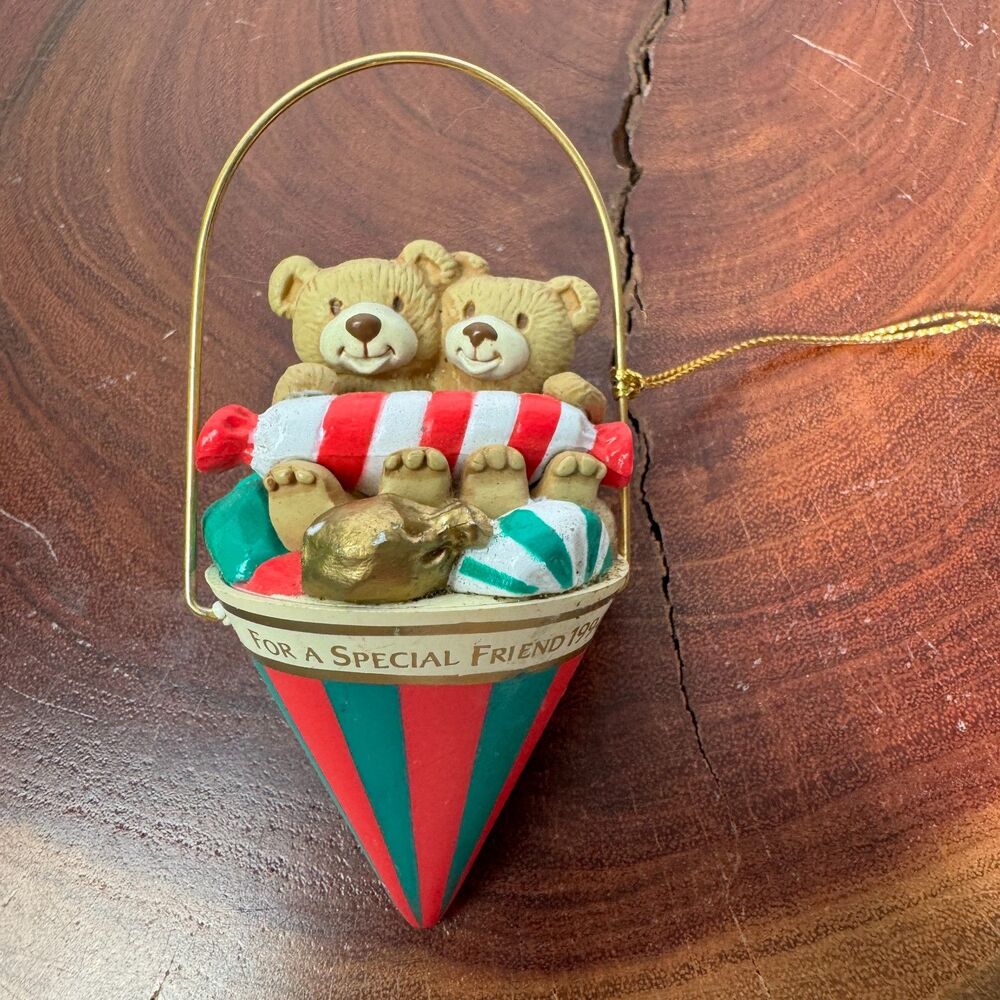 1993 First Christmas Together Two Teddy Bears American Greetings Ornament